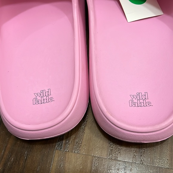 Wild Fable Pink Women Slides Size 10 - Picture 3 of 6